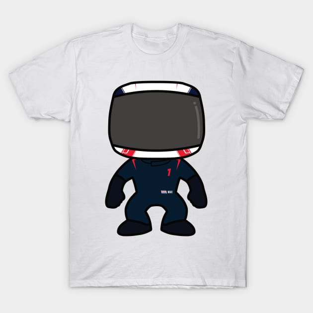 Max Verstappen Custom Mini Figure – F1 2023 Season T-Shirt by GreazyL